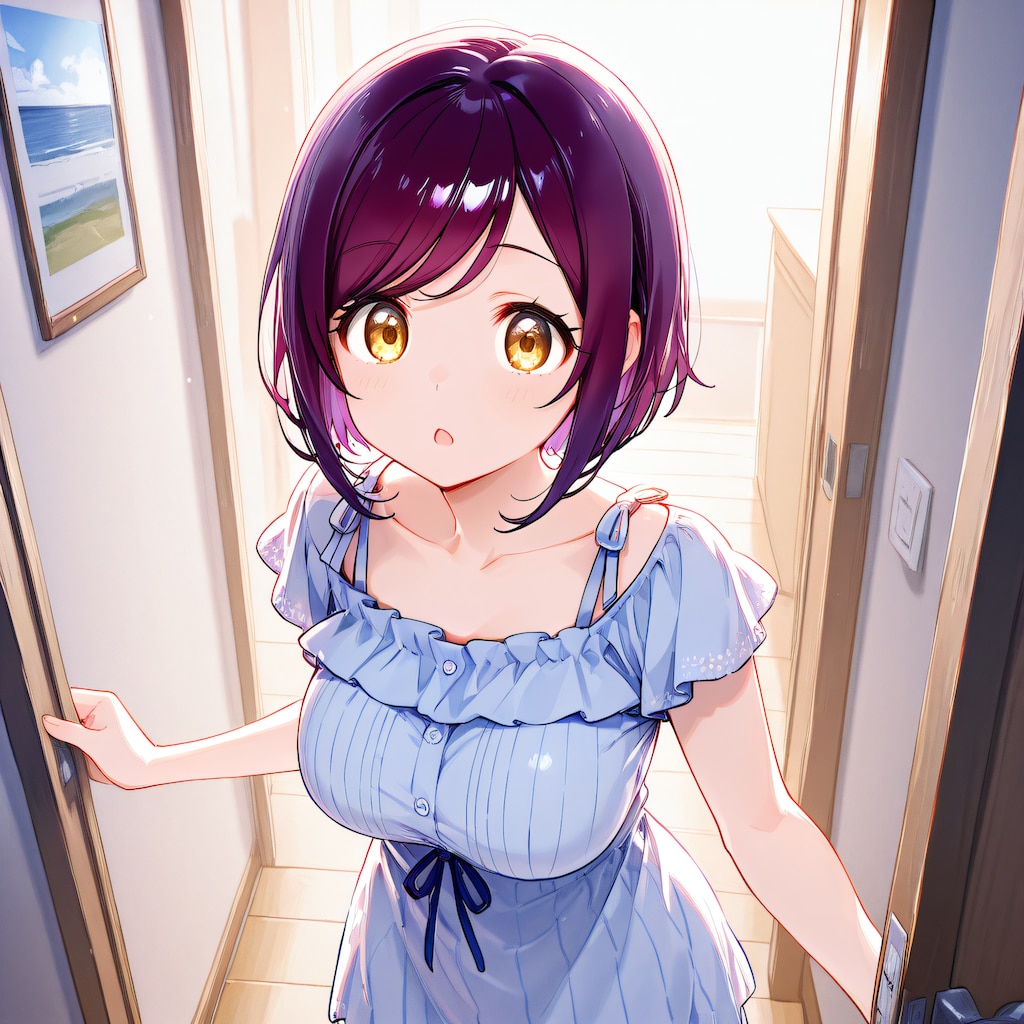 こんばんは（挨拶メイドの芽衣ちゃん）