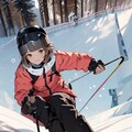 風井風子　スキー2 3枚目