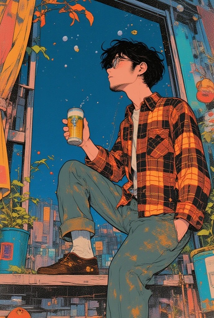 寒い夜に。