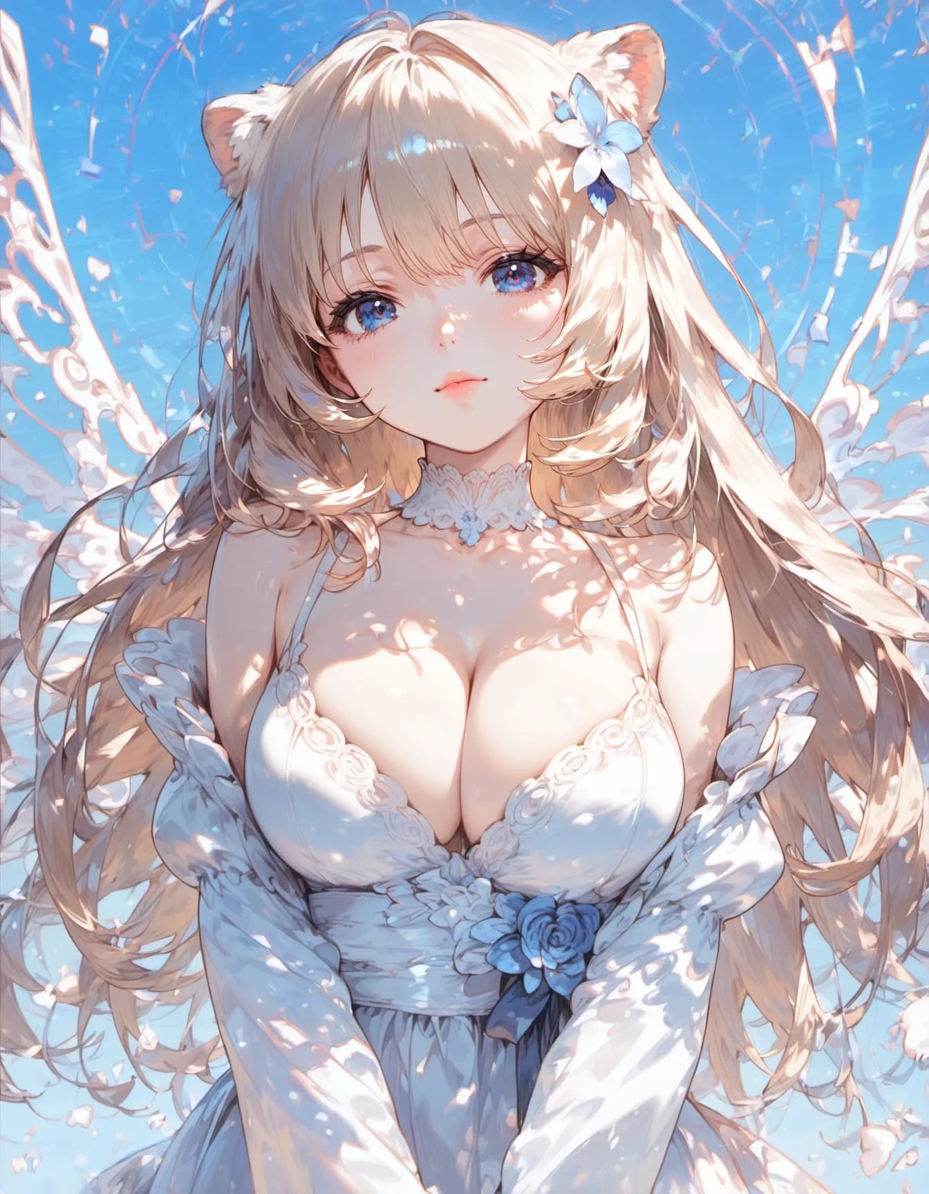 Petals of the Azure Sky