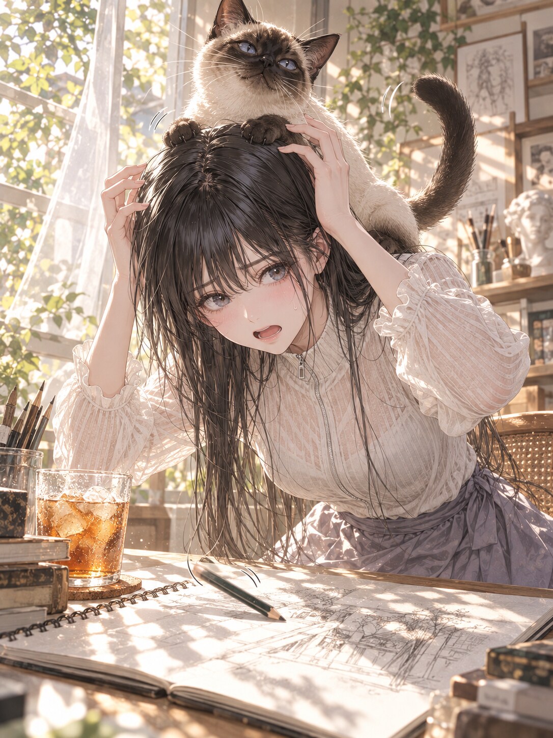 波夷羅ねずは、あなたの気まぐれに思考を晴らす | の人気AIイラスト・グラビア