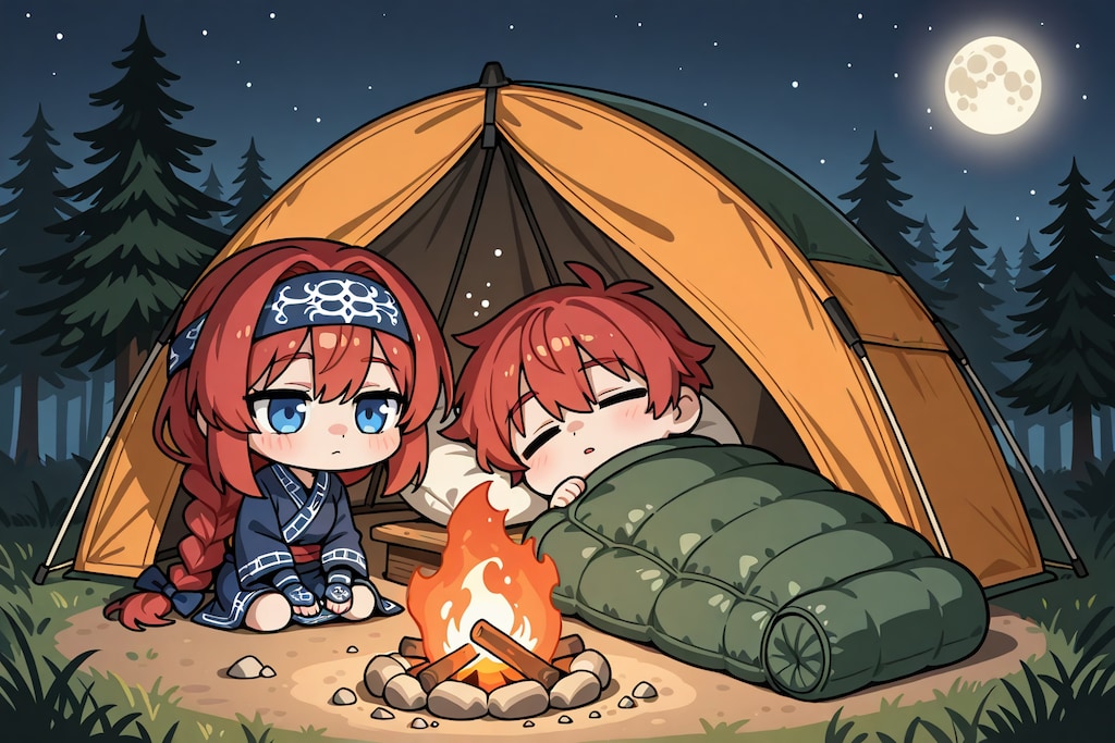 交代で寝るんだからね～