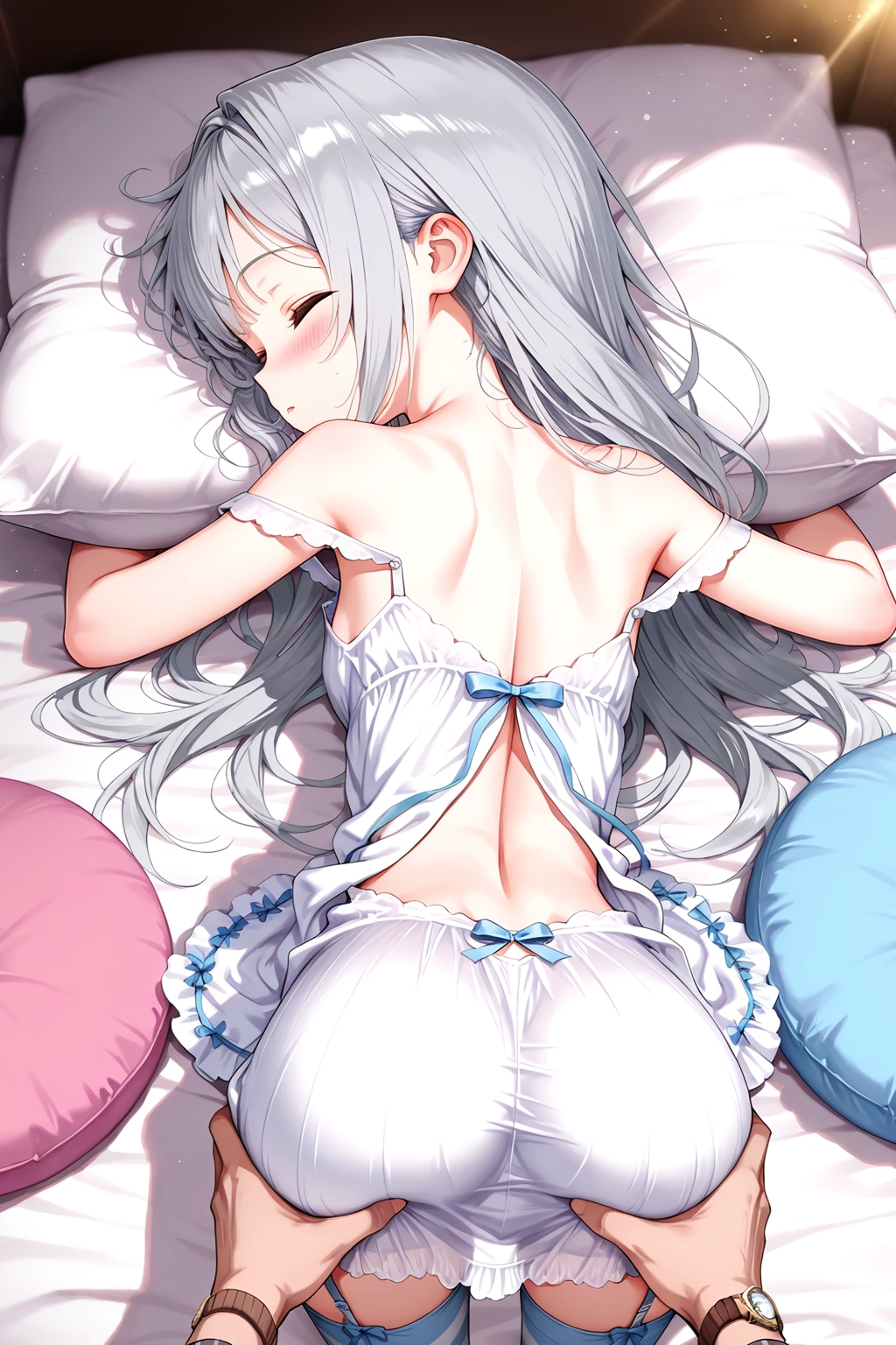 朝日のいたずら