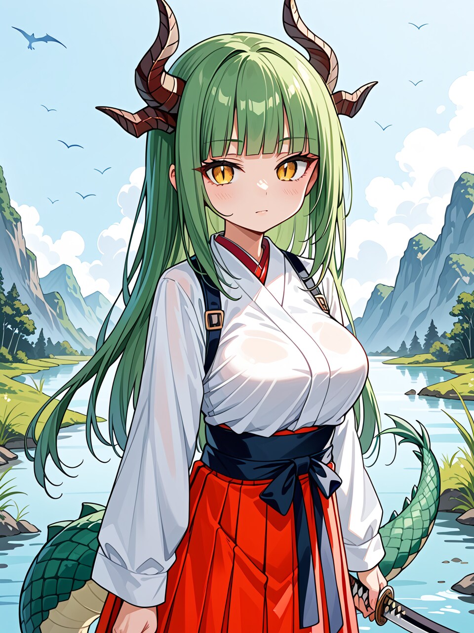 ドラゴン巫女ガール