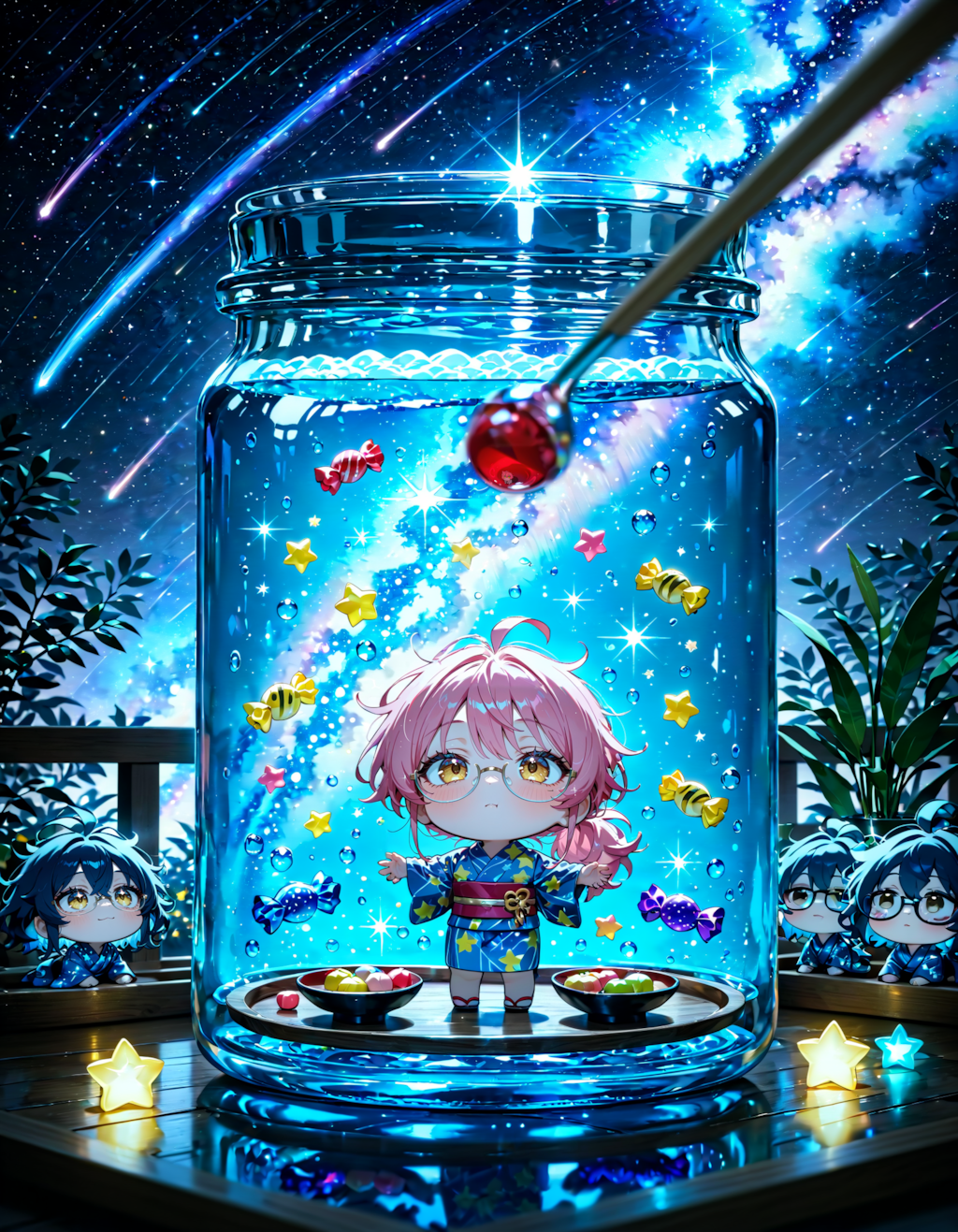 今日は何の日？　七夕。ゆかたの日。ポニーテールの日。コンペイトウの日