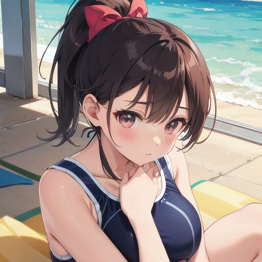二人で海の家