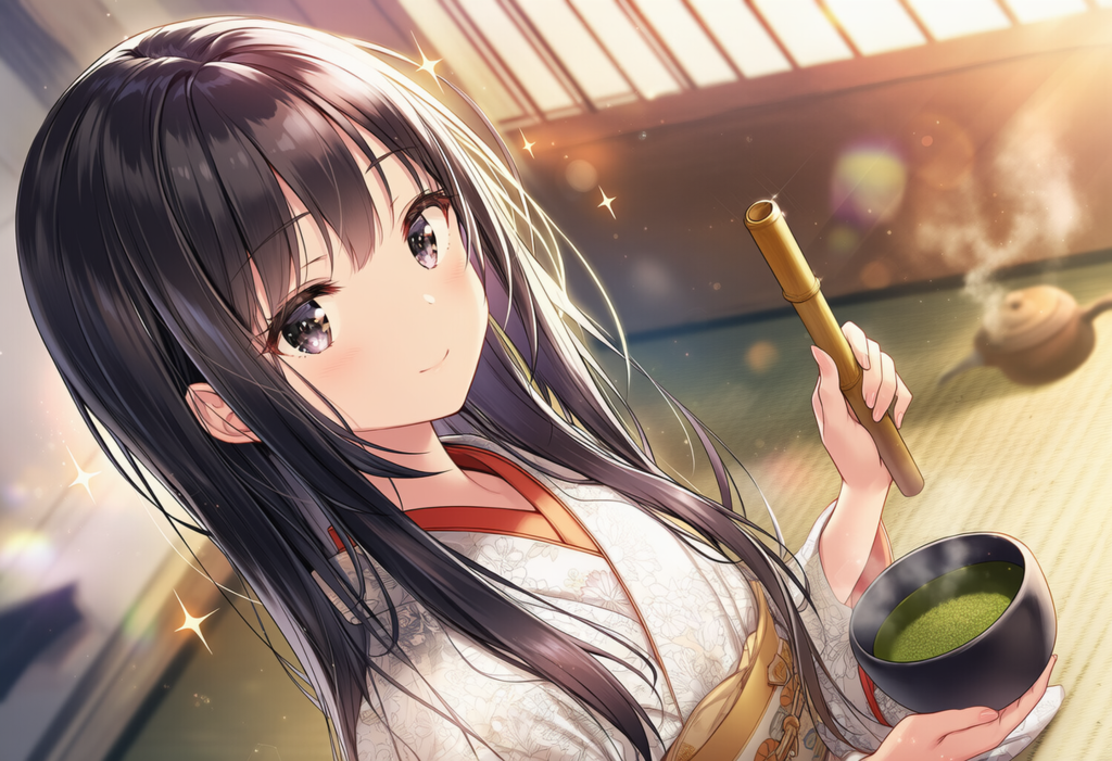 女子高生の体験入部　茶道部編