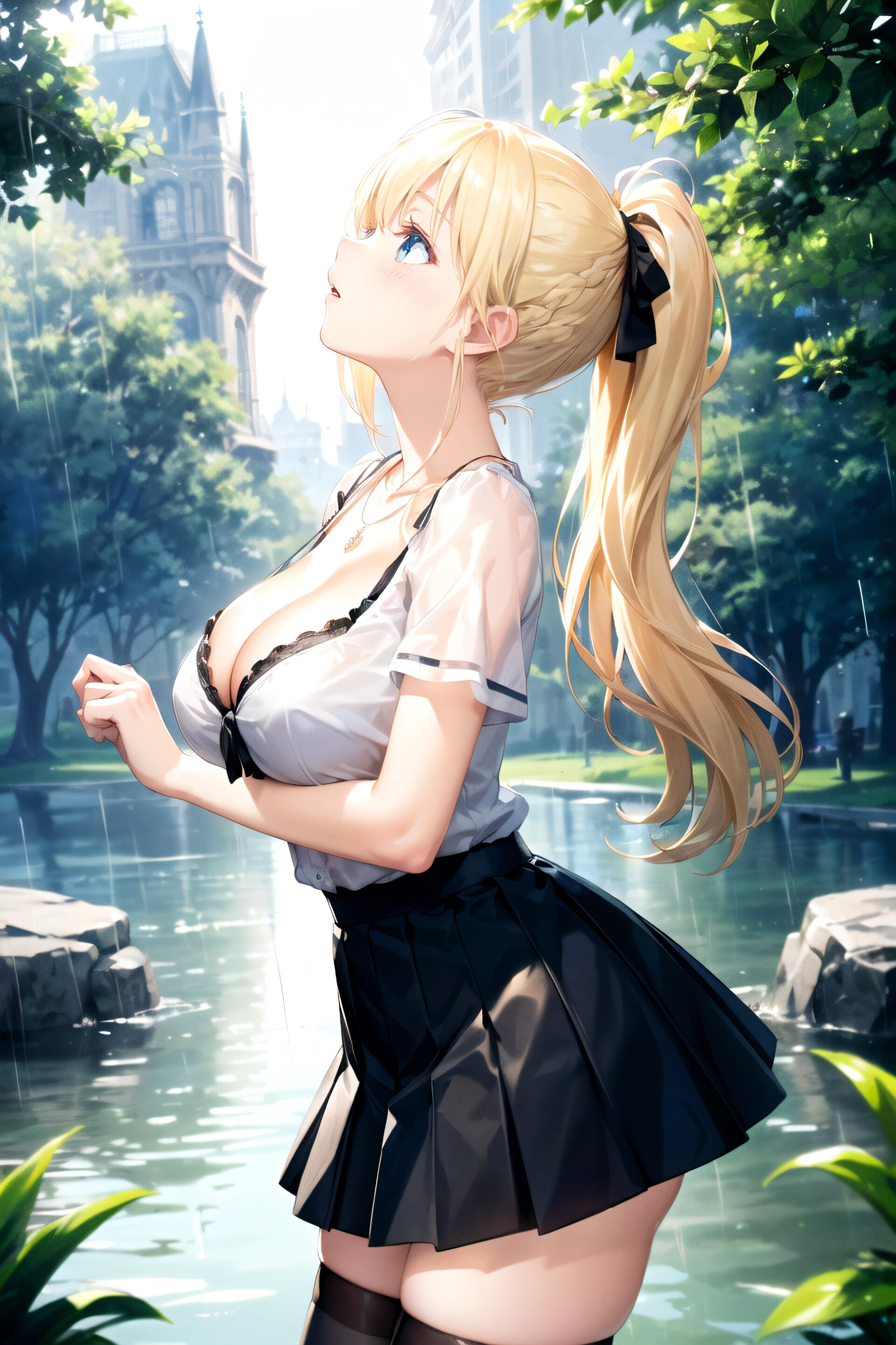 金髪ポニテちゃん #1