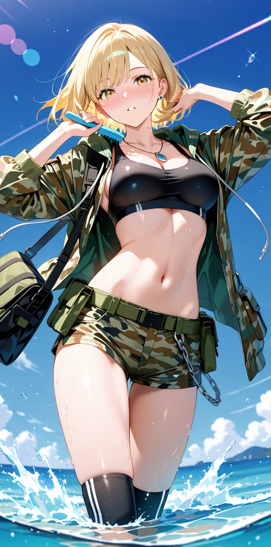 任務完了♡　オフを満喫しちゃうミリタリーガール