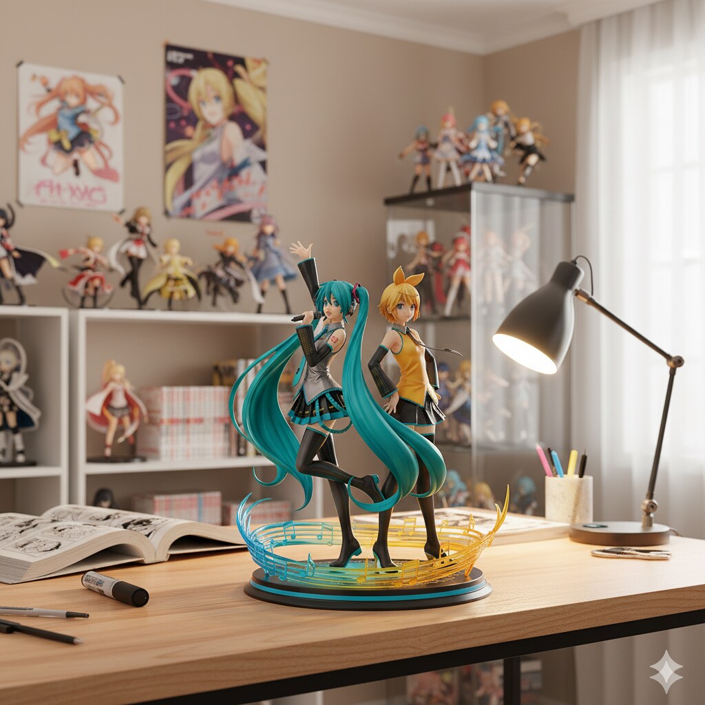 ミクさんリンさん フィギュア