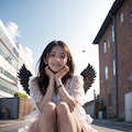 天使の羽を持つ女性 2 2枚目