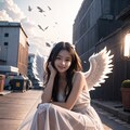 天使の羽を持つ女性 2 3枚目