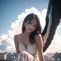 天使の羽を持つ女性 2 6枚目
