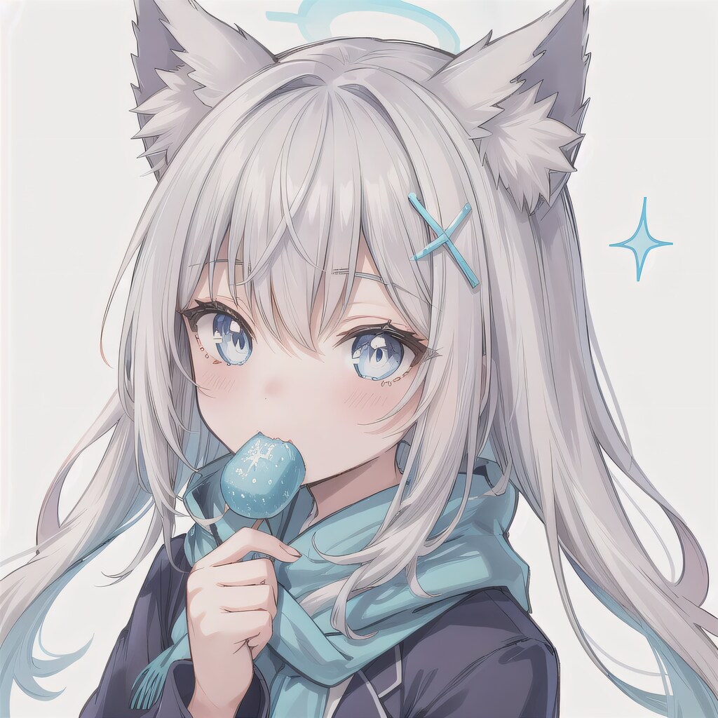 灰髪ロングのミニキャラ３