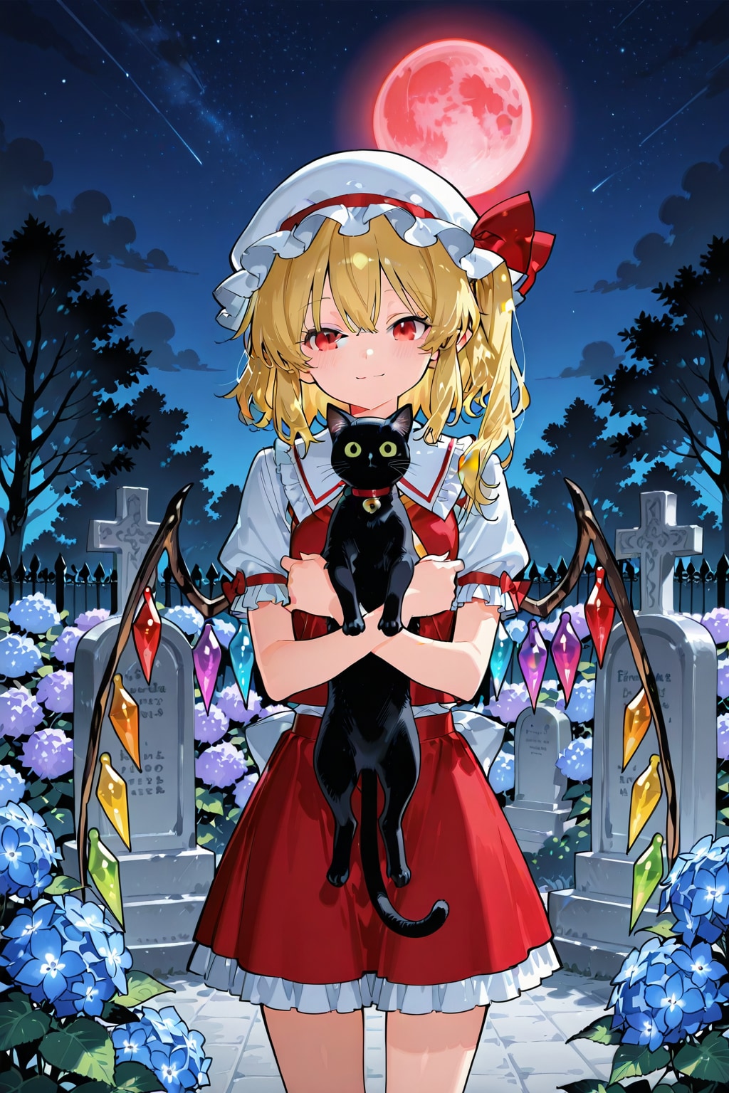夜の紫陽花NYA!