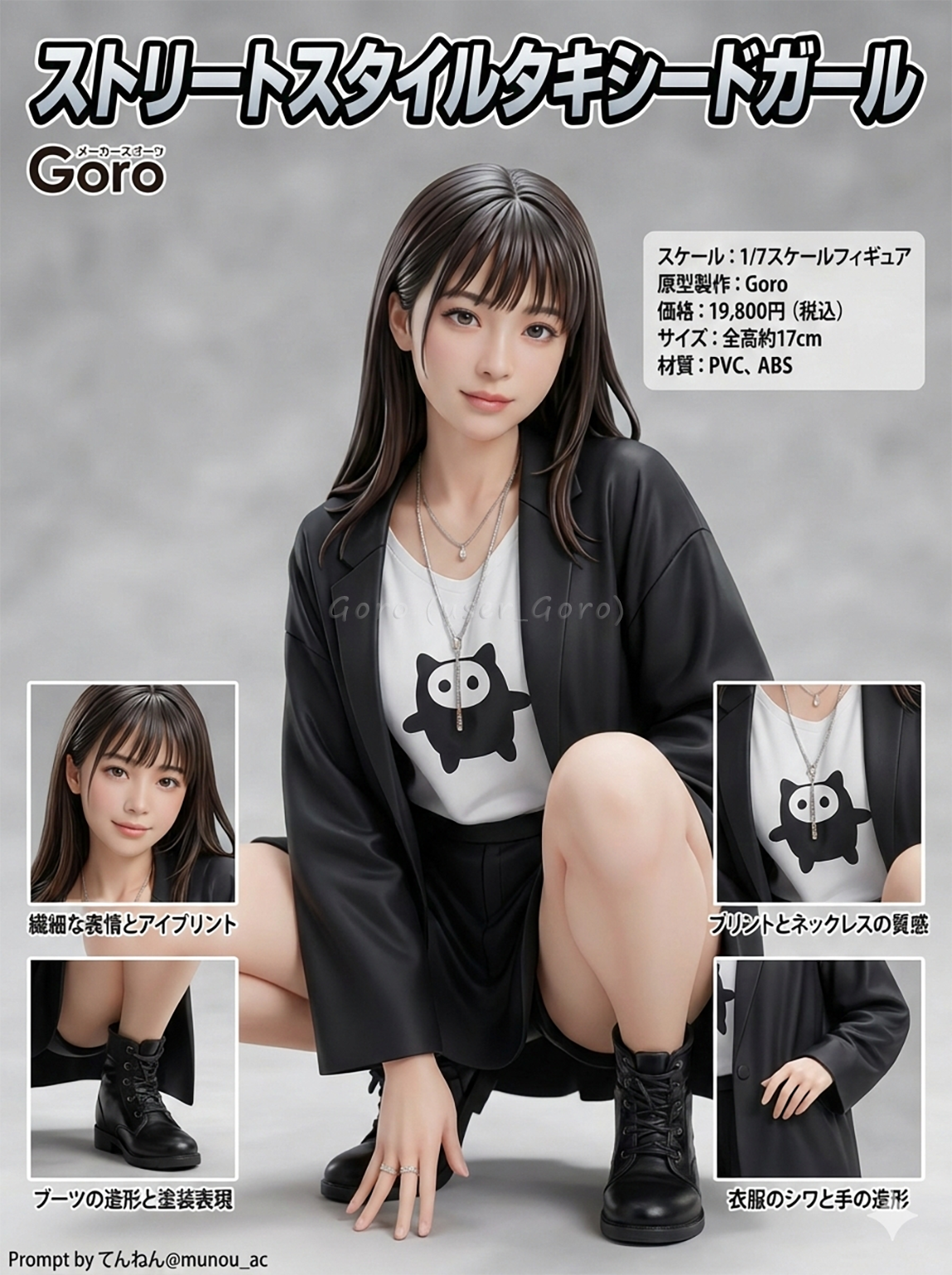 フィギュア化、ストリートスタイルタキシードガール