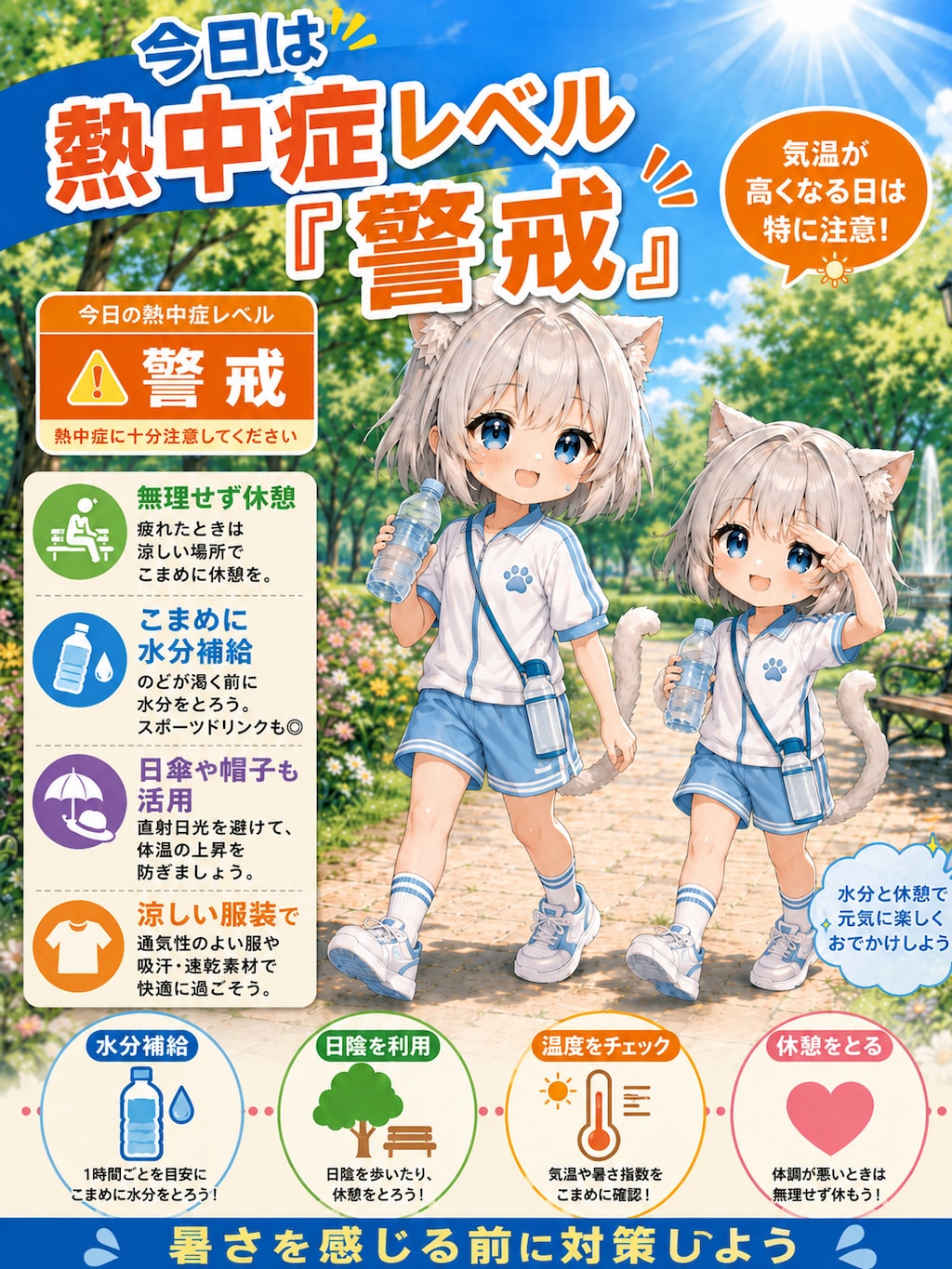 今日は警戒です