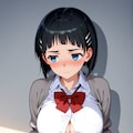 本当はエッチなことしたいけど、恥ずかしくてもじもじする直葉ちゃん 4枚目