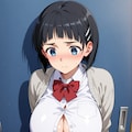 本当はエッチなことしたいけど、恥ずかしくてもじもじする直葉ちゃん 2枚目