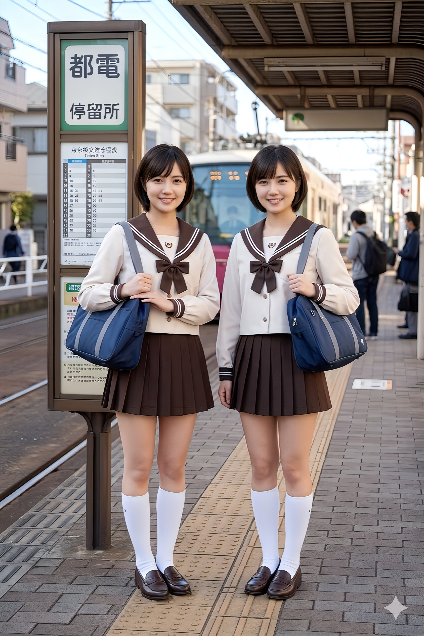 都電で登校