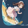 サーフィンメイド少女 4枚目