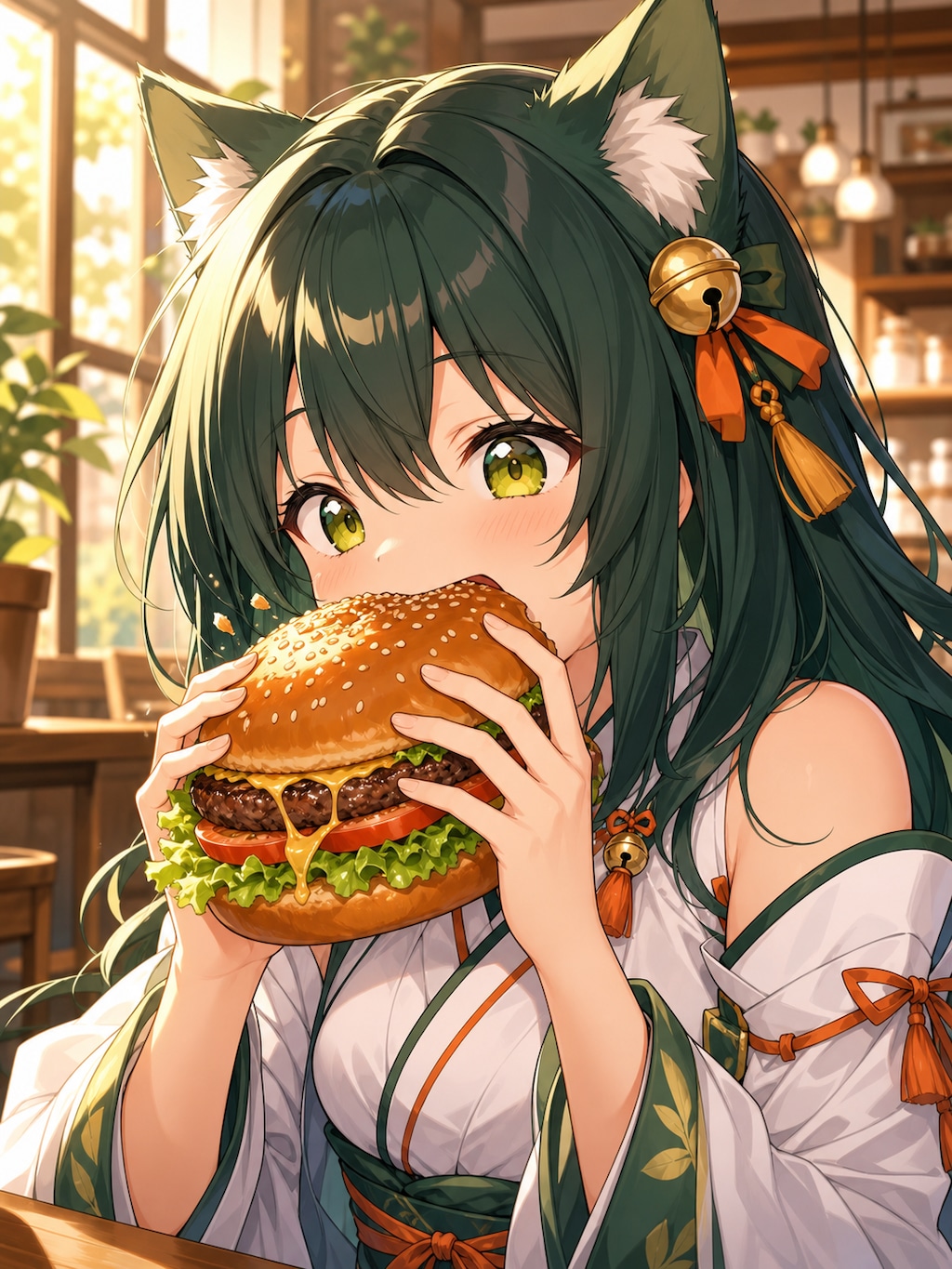 ハンバーガー（１）翠鈴　GPTimages2.0