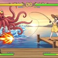 格闘ゲームのゲーム画面の背景で釣り 9枚目