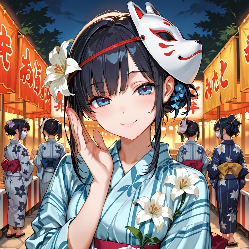 夏祭りお面