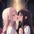 手繋ぎキス 2枚目
