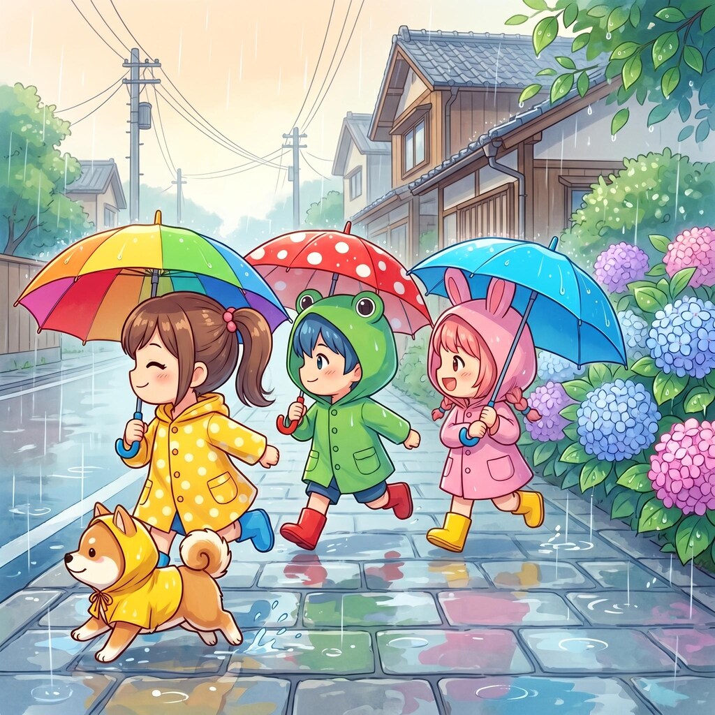 梅雨が来た