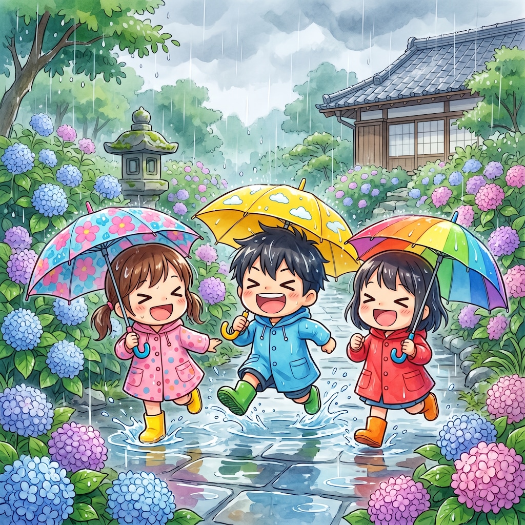 梅雨が来た