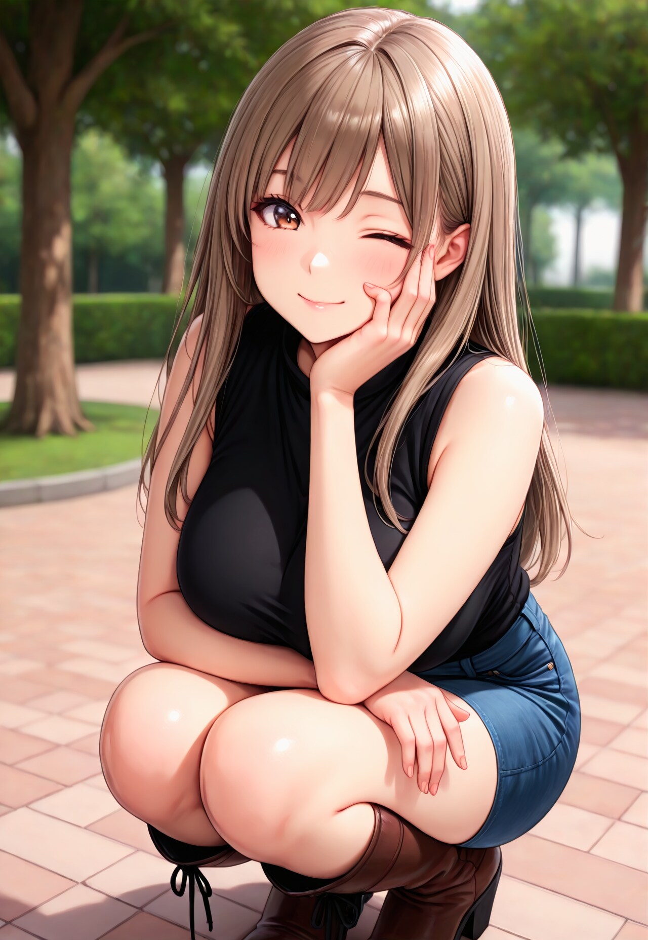 1524（黒いノースリーブ）