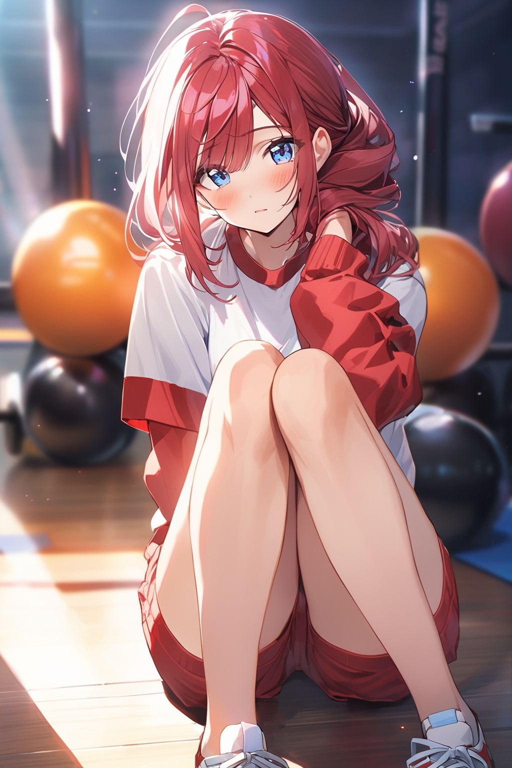 体育座り？