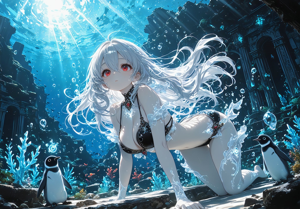 海底王国を巡る白銀の姫