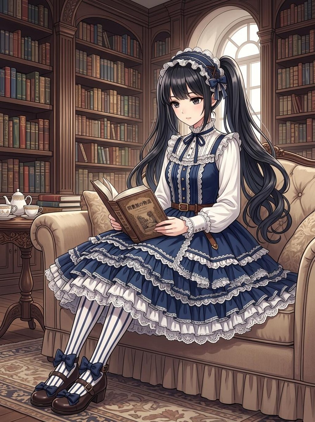 本を読む少女 2