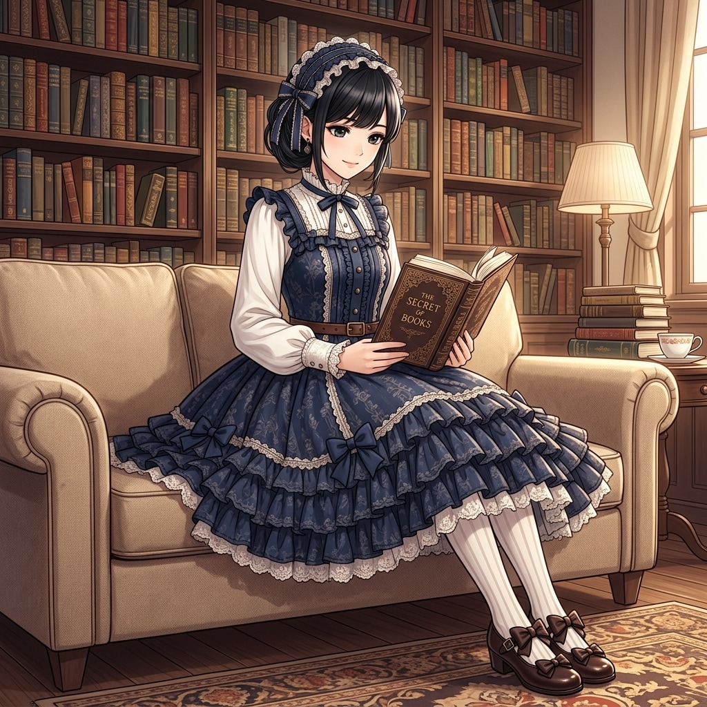 本を読む少女 2