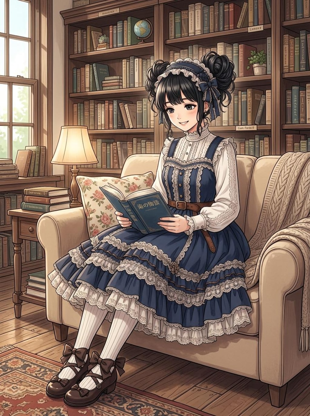 本を読む少女 2