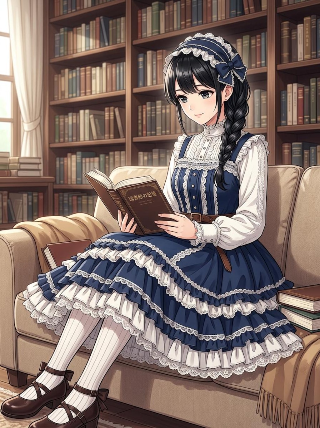 本を読む少女 2