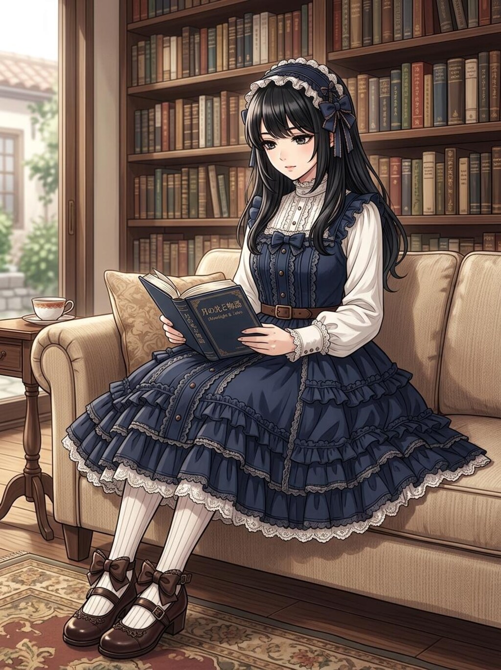 本を読む少女 2