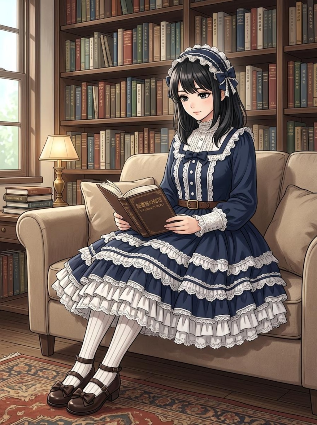 本を読む少女 2
