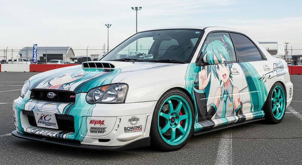 インプレッサ初音ミク痛車
