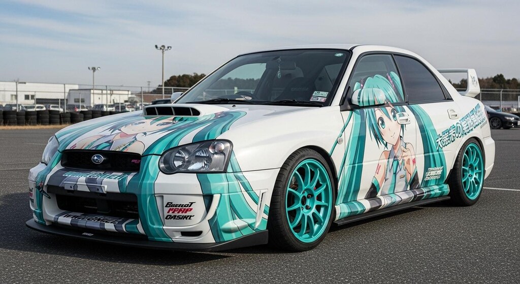 インプレッサ初音ミク痛車