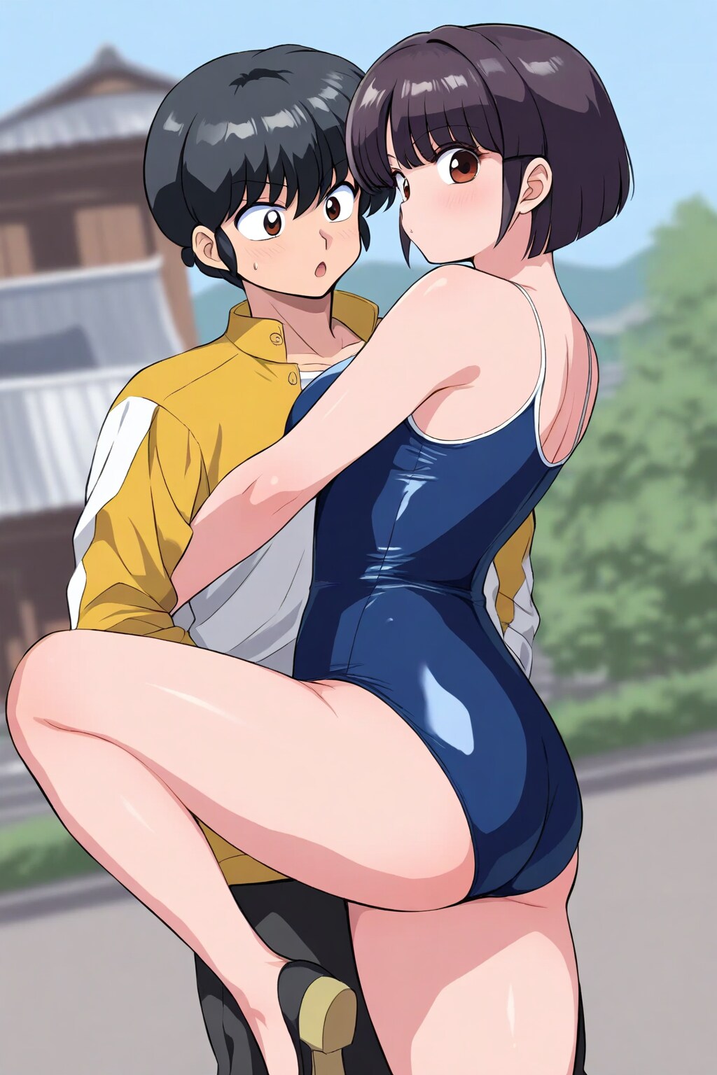 なびきと乱馬