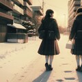 頑張れ冬の女子校生 6枚目