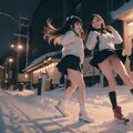 頑張れ冬の女子校生 9枚目