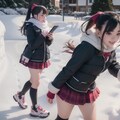 頑張れ冬の女子校生 8枚目