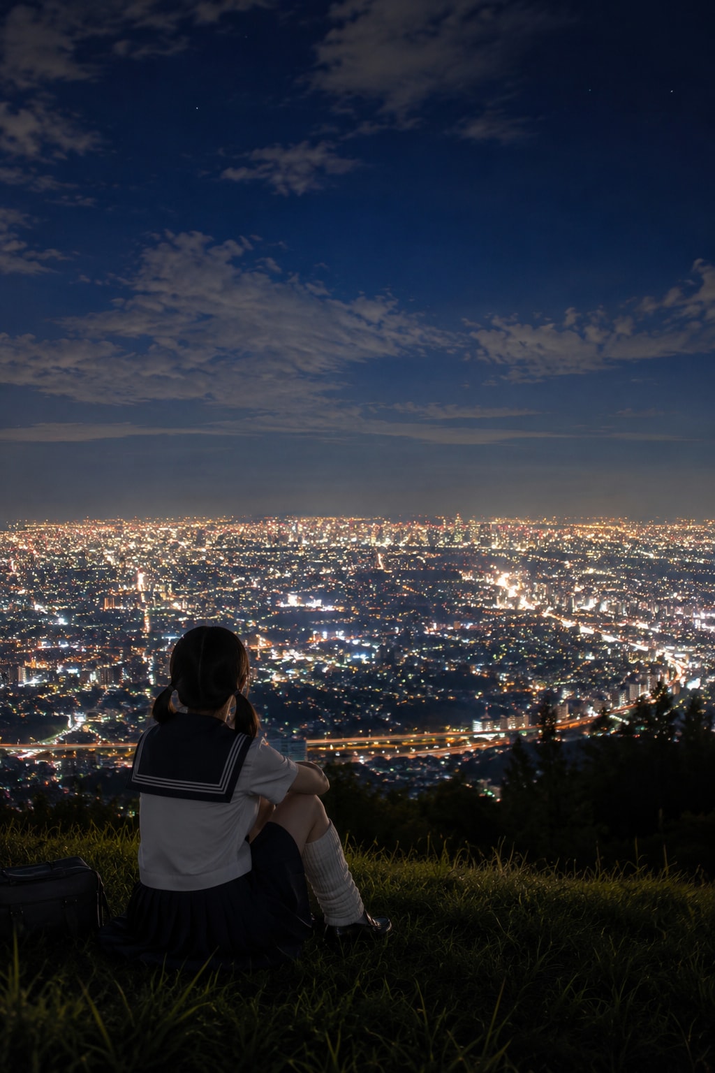 彼女と夜景デード