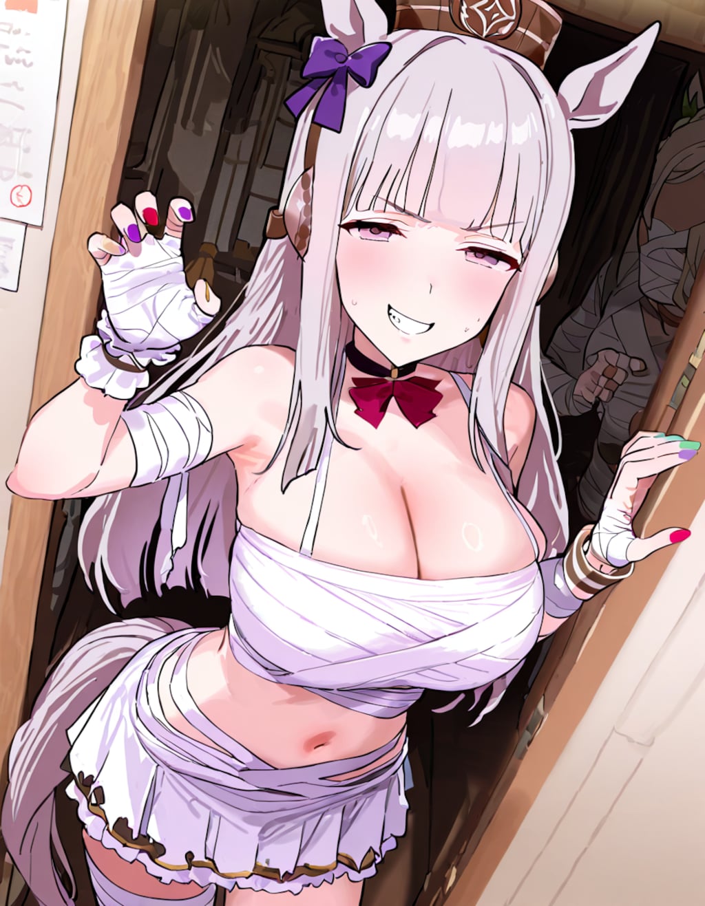 ミイラ♡　ナイスネイチャ・アイネスフウジン・アグネスタキオン・ゴールドシップ（ウマ娘）