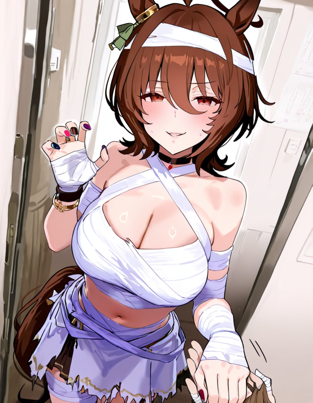 ミイラ♡　ナイスネイチャ・アイネスフウジン・アグネスタキオン・ゴールドシップ（ウマ娘）