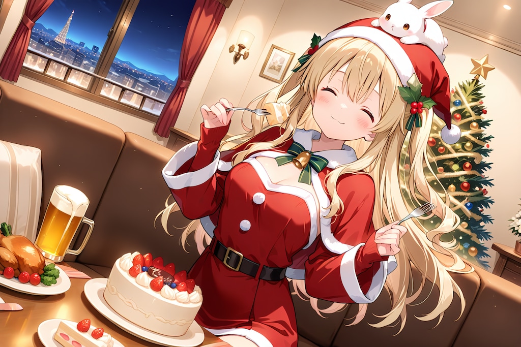 ケーキ食べる！